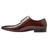 Mens Batsanis Steven Brandy Leather Lace Up Work Formal Shoes