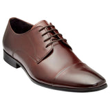 Mens Batsanis Steven Brandy Leather Lace Up Work Formal Shoes