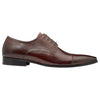 Mens Batsanis Steven Brandy Leather Lace Up Work Formal Shoes