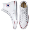 Mens Converse Chuck Taylor All Star Optical White Hi Top Lace Up Casual Shoe