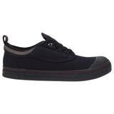 Mens Dunlop Classic Canvas Volleys Sneakers Casual Black Grey Shoes