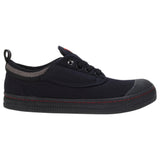 Mens Dunlop Classic Canvas Volleys Sneakers Casual Black Grey Shoes