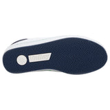 Mens Dunlop Classic Canvas Volleys Sneakers Casual White Navy Shoes