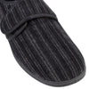 Mens Grosby Thurston Black Slippers Moccasins Warm Night Shoes