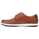Mens Hush Puppies Dusty Dark Tan Leather Casual Everyday Shoes