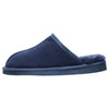 Mens Hush Puppies Loch Slippers Warm Winter Slip On Navy Suede Shoes