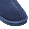 Mens Hush Puppies Loch Slippers Warm Winter Slip On Navy Suede Shoes