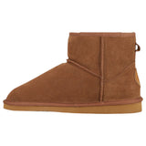 Mens Hush Puppies Lorry Slippers Warm Winter Slip On Chestnut Suede Shoes