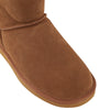 Mens Hush Puppies Lorry Slippers Warm Winter Slip On Chestnut Suede Shoes
