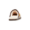 Mens Hush Puppies Sled Slippers Slip On Shoes Natural Plaid Leather Wool