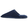 Mens Hush Puppies Sled Slippers Slip On Shoes Navy Leather Wool