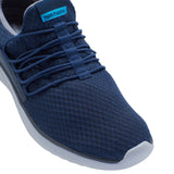 Mens Hush Puppies The Good Bungee Navy Textile Casual Shoes