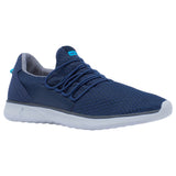 Mens Hush Puppies The Good Bungee Navy Textile Casual Shoes