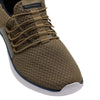 Mens Hush Puppies The Good Bungee Olive Textile Casual Shoes