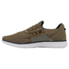 Mens Hush Puppies The Good Bungee Olive Textile Casual Shoes