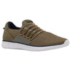 Mens Hush Puppies The Good Bungee Olive Textile Casual Shoes