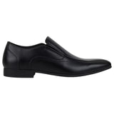 Mens Jm Julius Marlow Orlando Black Work Slip On Formal Dress Shoes