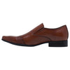 Mens Julius Marlow Bernie Coffee Brown Leather Slip On Work Shoes
