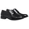 Mens Julius Marlow Expand Black Leather Lace Up Work Dress Shoes