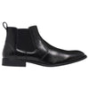 Mens Julius Marlow Harry Black Leather Boots Pull On Leather Shoes