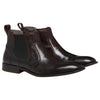 Mens Julius Marlow Harry Brown Oily Leather Boots Pull On Leather Shoes