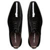 Mens Julius Marlow Jet Work Leather Black Patent Formal Lace Up Shoes