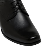Mens Julius Marlow Keen Formal Dress Work Black Leather Lace Up Shoes