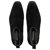 Mens Julius Marlow Kick Black Suede Work Formal Leather Slip On Shoes Boots