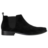 Mens Julius Marlow Kick Black Suede Work Formal Leather Slip On Shoes Boots