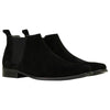 Mens Julius Marlow Kick Black Suede Work Formal Leather Slip On Shoes Boots
