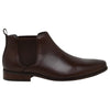 Mens Julius Marlow Kick Mocha Work Formal Leather Slip On Shoes Boots