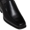 Mens Julius Marlow London Black Leather Work Slip On Formal Dress Shoes