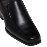 Mens Julius Marlow London Black Leather Work Slip On Formal Dress Shoes