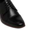 Mens Julius Marlow Lotus Formal Dress Work Black Leather Lace Up Shoes