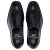 Mens Julius Marlow Notorize Black Leather Work Slip On Formal Dress Shoes