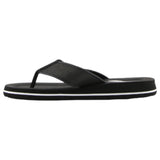 Mens Lightning Bolt Wilson Thongs Sandals Shoes Flip Flops Black/White