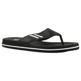 Mens Lightning Bolt Wilson Thongs Sandals Shoes Flip Flops Black/White