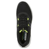 Mens Skechers Bounder - High Degree Black Lace Up Active Shoes