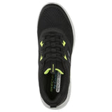 Mens Skechers Bounder - High Degree Black Lace Up Active Shoes
