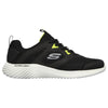 Mens Skechers Bounder - High Degree Black Lace Up Active Shoes