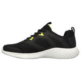 Mens Skechers Bounder - High Degree Black Lace Up Active Shoes