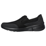 Mens Skechers Equalizer 3.0 - Bluegate Black/Black Slip On Sneaker Shoes