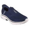 Mens Skechers Go Walk 7 - Easy On 2 Navy Slip On Sneaker Shoes