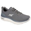 Mens Skechers Go Walk Hyper Burst - Nanocore Grey Walking Shoes