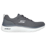 Mens Skechers Go Walk Hyper Burst - Nanocore Grey Walking Shoes