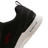 Mens Skechers Skech-Air Dynamight - Bliton Black/Red Sneaker Shoes