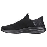 Mens Skechers Slip-Ins Ultra Flex 3.0 Smooth Step Black Shoes