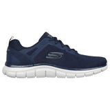 Mens Skechers Track Broader Navy Lace Up Athletic Shoes