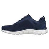 Mens Skechers Track Broader Navy Lace Up Athletic Shoes