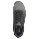 Mens Skechers Track Ripkent Olive Lace Up Athletic Shoes